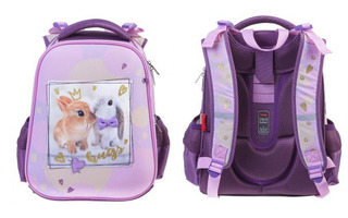 Рюкзак "Ergonomic Classic.Обнимашки" 37*29*17см 2 отд 2 кармана NRk_71026 Hatber