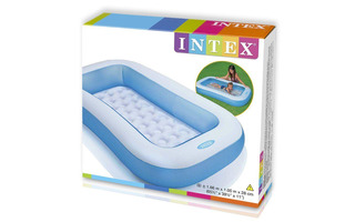 Надувной бассейн с полом 166*100*28см И57403 от 2лет