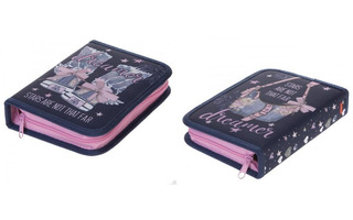 Пенал 1 отд "Dreamer" 200*140 с 2-мя откидными планками NPk_56318 Hatber