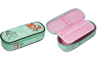 Пенал объемный "deVente.Foxy" 21*8*5см жесткий откидн. планка 7023242