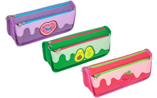 Пенал косметичка "deVente.Funny&Sweet" 21*8,5*5,5см ткань молния карман ассорти 7025221