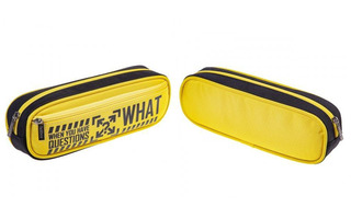 Пенал косметичка "What?" 22*8*5см на молнии NPn_54304 Hatber