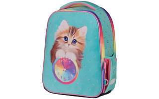 Рюкзак "Berlingo.Expert Mini.Кошечка" 36*27*14см 2отд эрг.спинка,мешок для обуви RU07131