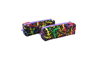 Пенал косметичка "ErichKrause.Квадро.Butterfly" 21*7*7см ткань молния 52248