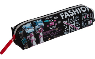 Пенал косметичка "DeVente.Fashion" 21*4*4см силикон молния 7025272 прямоугольный