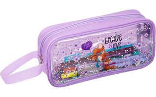 Пенал косметичка "DeVente.Cute Foxes" 22*10*5см силикон молния 7025251