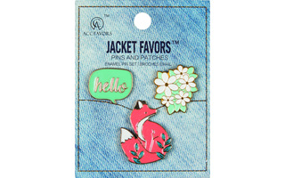 Набор значков "deVENTE.Foxy" (3шт) 8092131