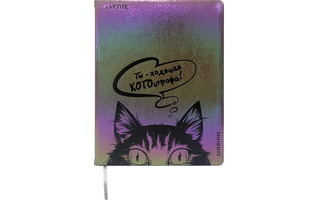 Дневник школьный 1-11 кл обложка поролон "deVente.Ты - ходячая КОТОстрофа!" иск.кожа 2021208