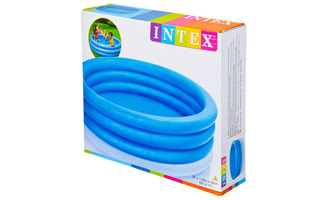 Надувной бассейн "Кристалл.Голубой" 168*38см 481л от 2лет 58446NP