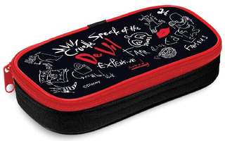 Пенал 1 отд "Круэлла" 205*95*45мм на молнии  NPk_57332 Hatber