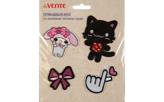 Наклейки термо аппликации "deVente.Pet Shop" 4шт 8002228