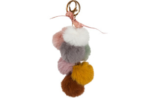 Брелок "deVENTE.Cute Girl" меховой 15см ассорти 9020133