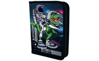 Пенал 1 отд "Космическое родео" 20*13*4см с откидной планкой SKJB-UT6-031 АкХолд
