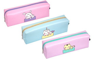 Пенал косметичка "deVente.My Friend" 21*6*4,5см иск.кожа молния ассорти 7025230