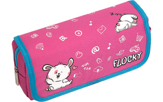 Пенал косметичка "deVente.Flocky" 20*9*7см 1отд. ткань молния карман 7025295