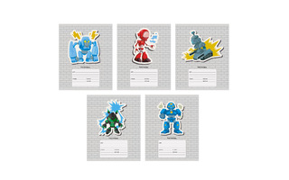 Тетрадь 18л "Роботы" линия ТЛ187034 Эксмо