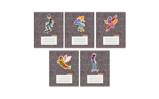 Тетрадь 24л "Street style" клетка лак ТКЛ247588 Эксмо