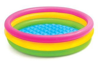 Надувной бассейн "Цветные кольца" 147*33см 57422 от 2лет