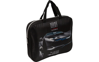 Папка для тетрадей А4 "DeVente.Carbon"ткань молния,с ручками 36*28*8см 8054276