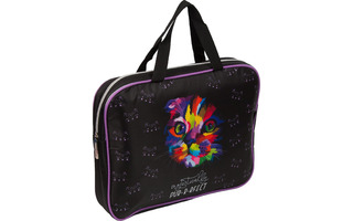 Папка для тетрадей А4 "DeVente.Meow Meow"ткань молния,с ручками 36*28*8см 8054273