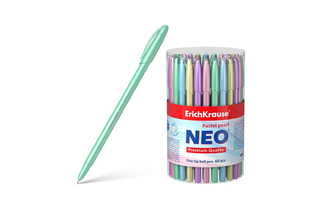 Ручка шариковая "Erich Krause.Neo Pastel pearl.Super Glide Technology" синяя 0,7мм 55380