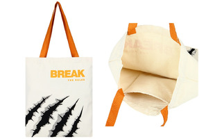 Сумка шопер "Брейк зе рулс" 38*42см 1карман ПЭ 090-025