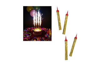 Набор фонтанов для торта 10см 30сек (4шт) дб003мф