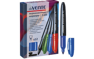 Маркер "deVente" синий пулевидный 5мм 5043735