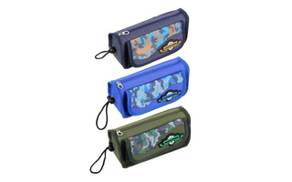 Пенал мягкий "Милитари" 20*9*5см на молнии карман 238-274