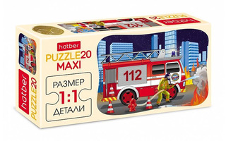 Пазлы Хатбер   20эл MAXI "Пожарная машина" 20ПЗ5_28097