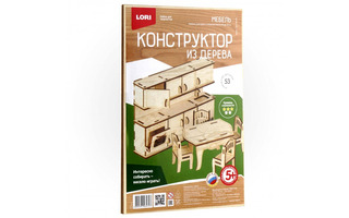 Набор для творчества "Конструктор из дерева.Мебель.Кухня" ФН-014