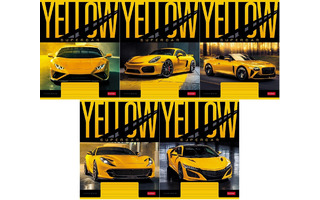 Тетрадь 18л "YELLOWsupercar" клетка 18Т5В1 074817  Хатбер