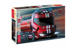 Пазлы Хатбер   54эл MAXI "Пожарная машина" 54ПЗ3_28204