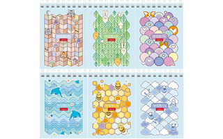 Блокнот А7  60л "Забавные ушки" клетка на гребне 60Б7В1гр 076976 Хатбер