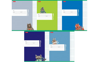 Тетрадь 12л "Сами с усами" клетка 12Т5В1 075825 Хатбер