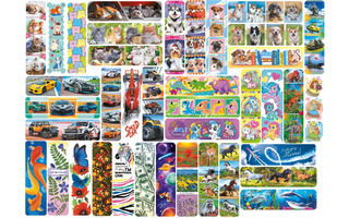 Закладки "Ассорти" картон