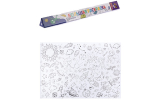 Раскраска "Лео.Играй.Большая раскраска.Космос" 100*69см тубус LRM (7575)