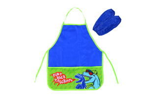 Накидка для труда с нарукавниками "Дино бэк ту скул" 45*54см 2 кариана 233-094