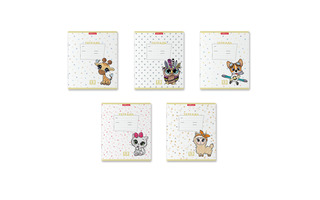 Тетрадь 12л "Веселые зверята" клетка 54189 ErichKrause