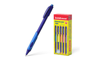 Ручка шариковая "Erich Krause.ErgoLine.Kids.Ultra Glide Tehnology" синяя 0,7мм 41539