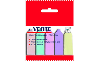 Набор стикеров "deVente.Pastel"  (42*12мм 5*25листов) пластик 2011107