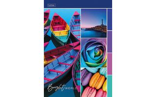 Блокнот А5   40л "Яркие краски жизни" склейка жест.подложка 40Б5лA1к 076964 Хатбер