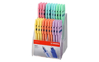 Ручка шариковая "Stabilo Liner Pastel 808F" синяя 0,5мм 808FP8041