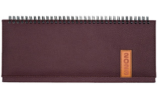 Планинг датир 2023 УЦЕНКА "deVENTE.Vertical" кожзам коричневый 2039302