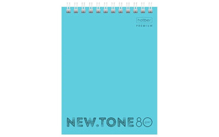 Блокнот А6   80л "NEWtone Pastel.Незабудка" на гребне пласт.обл 80Б6А1гр_05025 065598 Хатбер