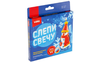 Набор для творчества "Лепим свечи. Восковая свеча. Снеговик" Пз/С-011