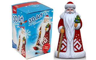Набор для творчества "Игрушка под роспись.3D Art.Дедушка Мороз" Ир-017