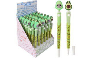 Ручка шариковая "deVente.Avocato Cat" синяя 0,7мм с вращяющимся эл. 9021207