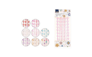 Наклейки акрил М-8659 стразы Ассорти-11 22*9см Mazari