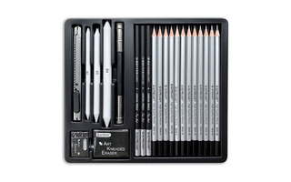 Набор для рисования и скетчинга "ACMELIAE" в металлич. футляре 22 предмета 44054